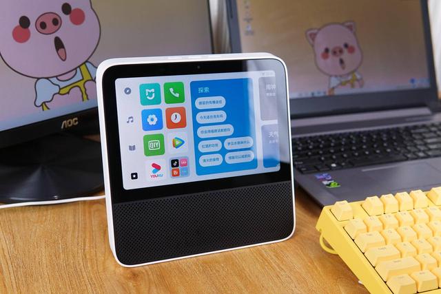 红米小爱音箱触屏版,可玩性更高,ipad+小爱音响