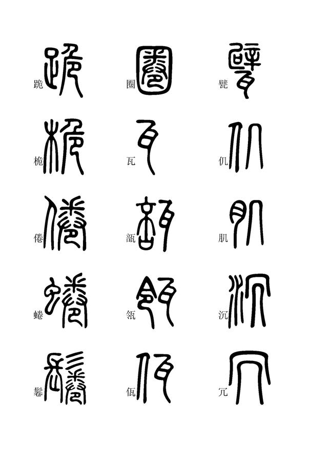 小篆字体快速入门学习(四,全文高清,建议收藏