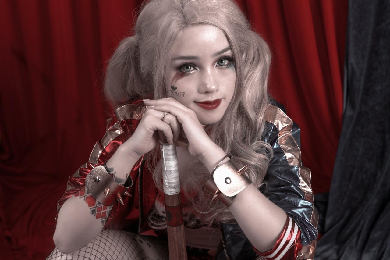 【cosplay】harley quinn哈莉奎茵小丑女cos