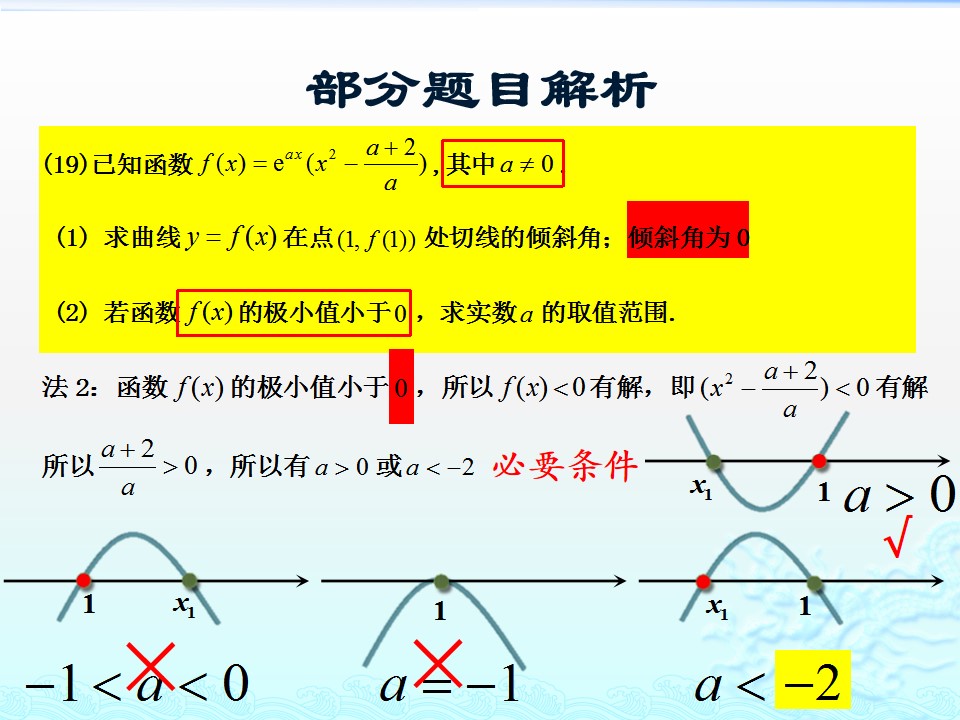 #祝福#最难的是第20题！2019届北京高考数学二模试题讲评