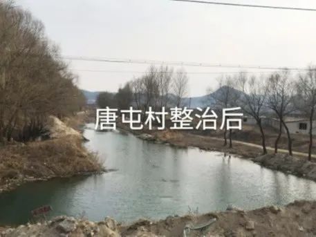 瓦房店市万家岭镇唐屯村农村黑臭水体整治前后对比