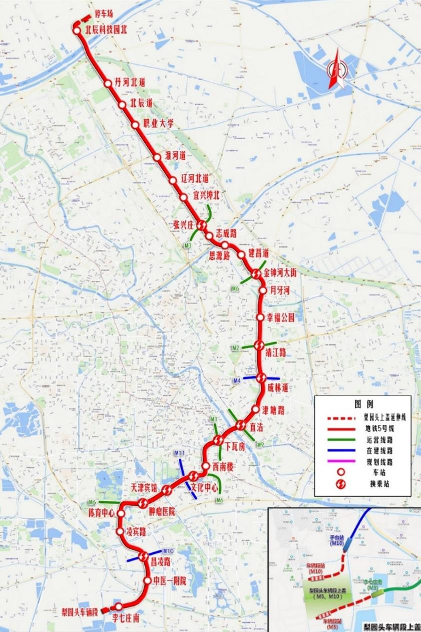 天津地铁交通规划发展图