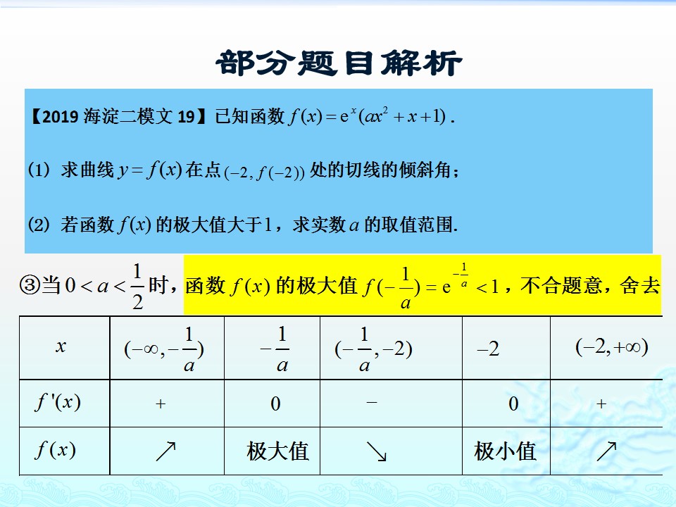 #祝福#最难的是第20题！2019届北京高考数学二模试题讲评