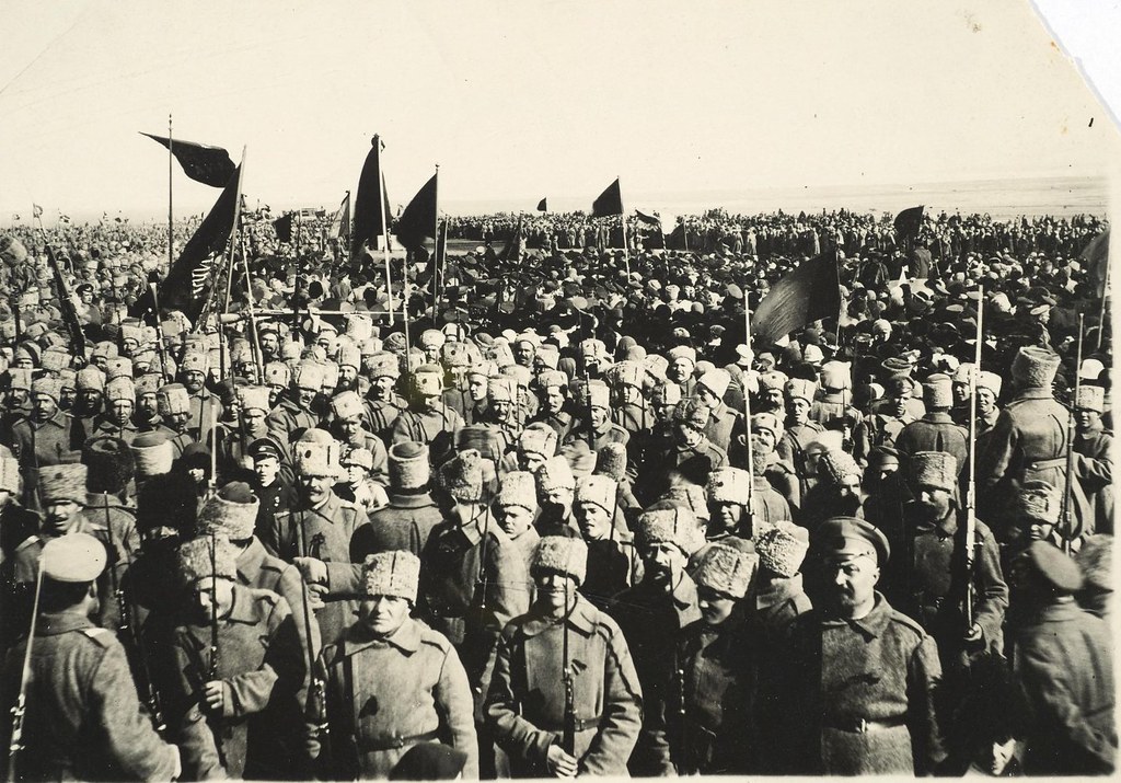 历史老照片1917年第一次世界大战时期的俄罗斯