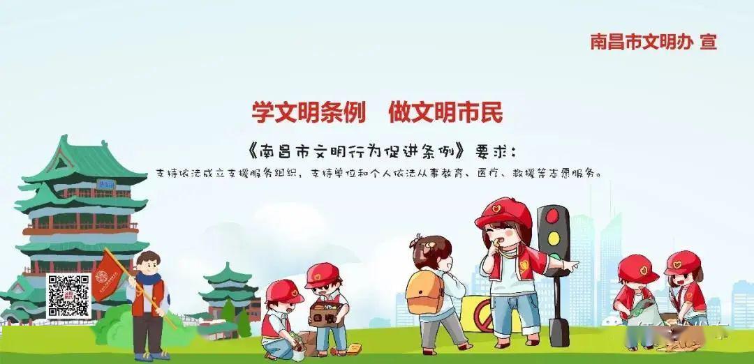 学习南昌市文明行为促进条例争做新时代文明南昌人