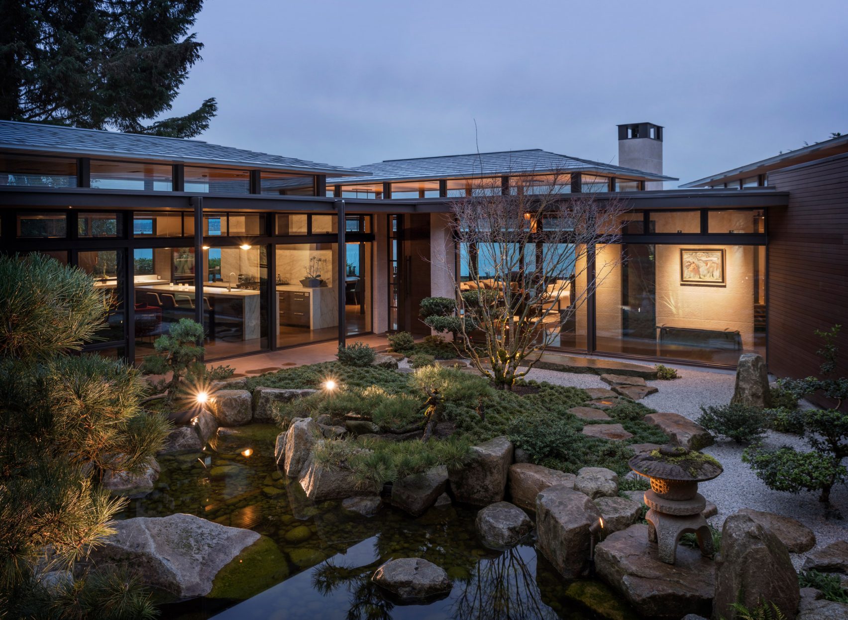 别墅设计|日式庭院别墅设计,趋于静谧充满禅意