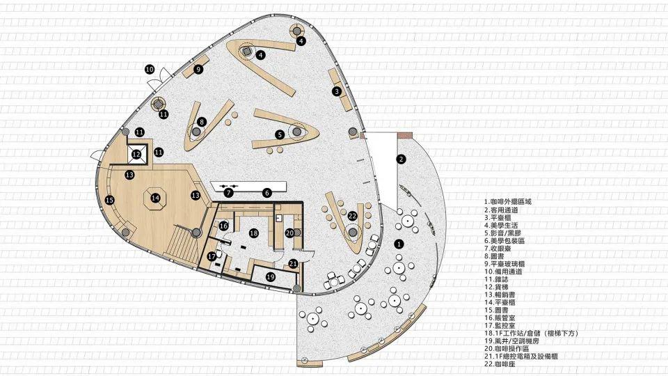 ▼二层平面图 08a9a建筑设计事务所项目名称:方庭设计方:a9a建筑