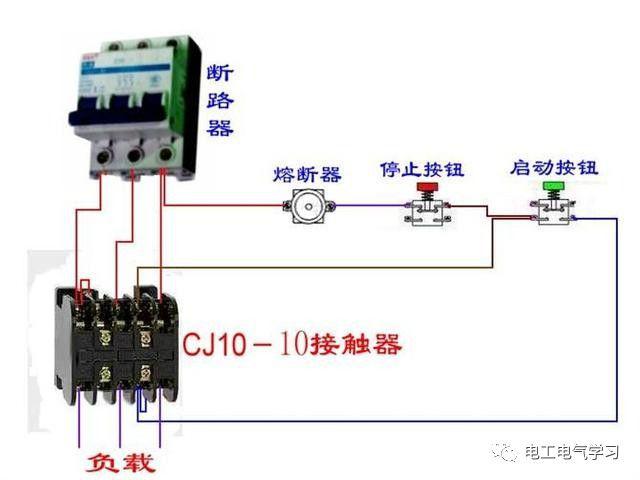 电工必备开关照明电机断路器接线图大全