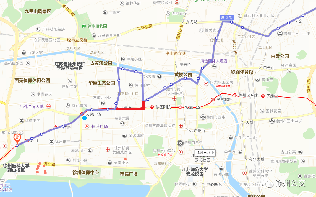 徐州公交线路临时调整涉及13路67路601路604路616路