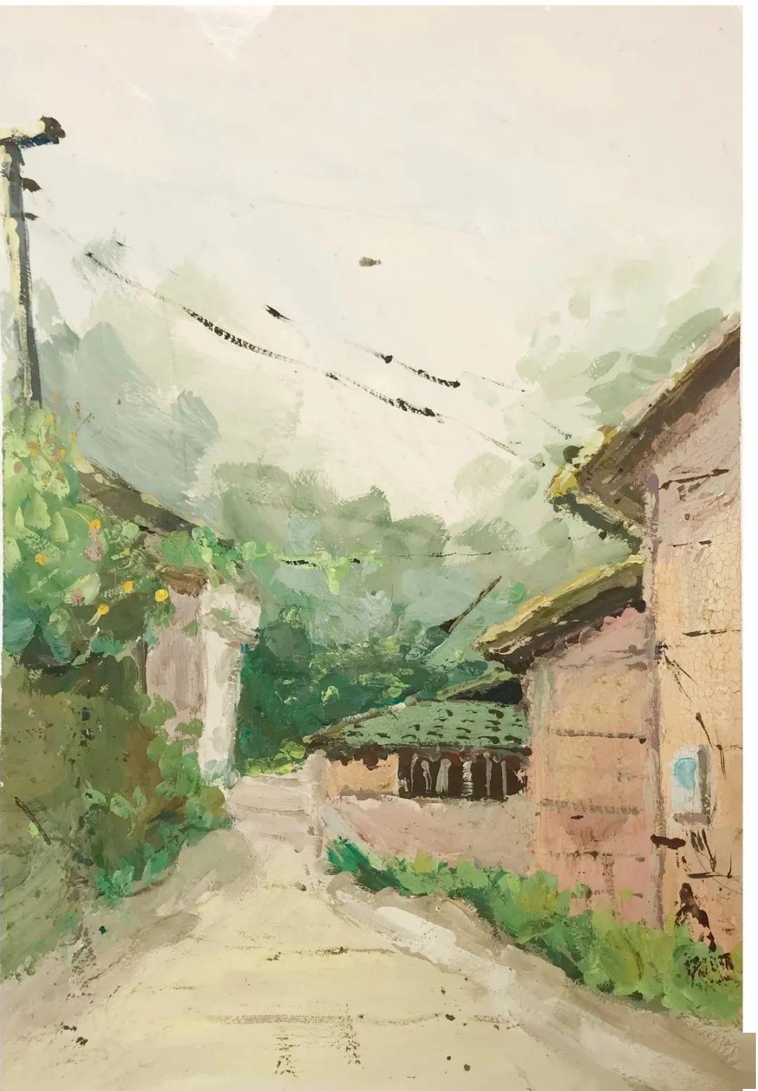 《油画风景临摹与创作》 2018级绘画一班 指导老师:刘正平