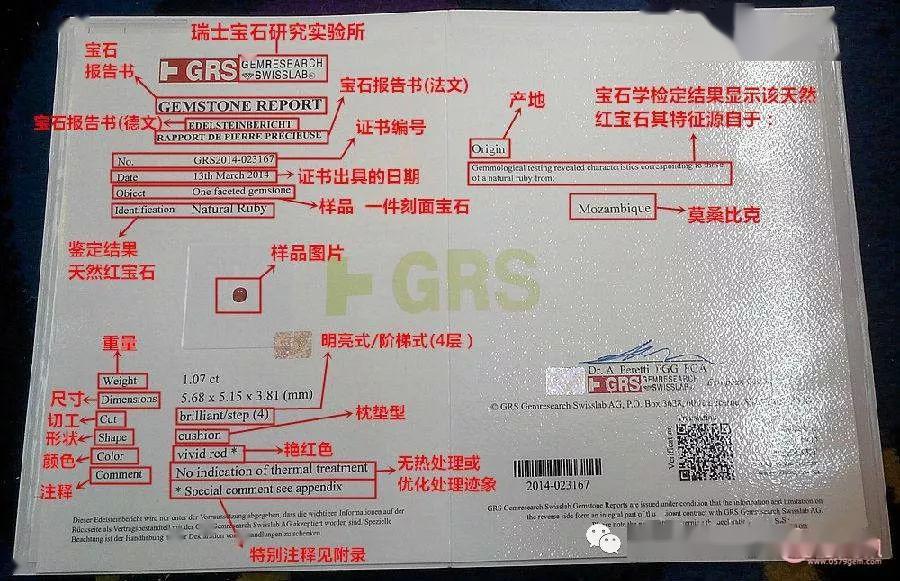 全面解析"宝石证书"买宝石第一步_鉴定