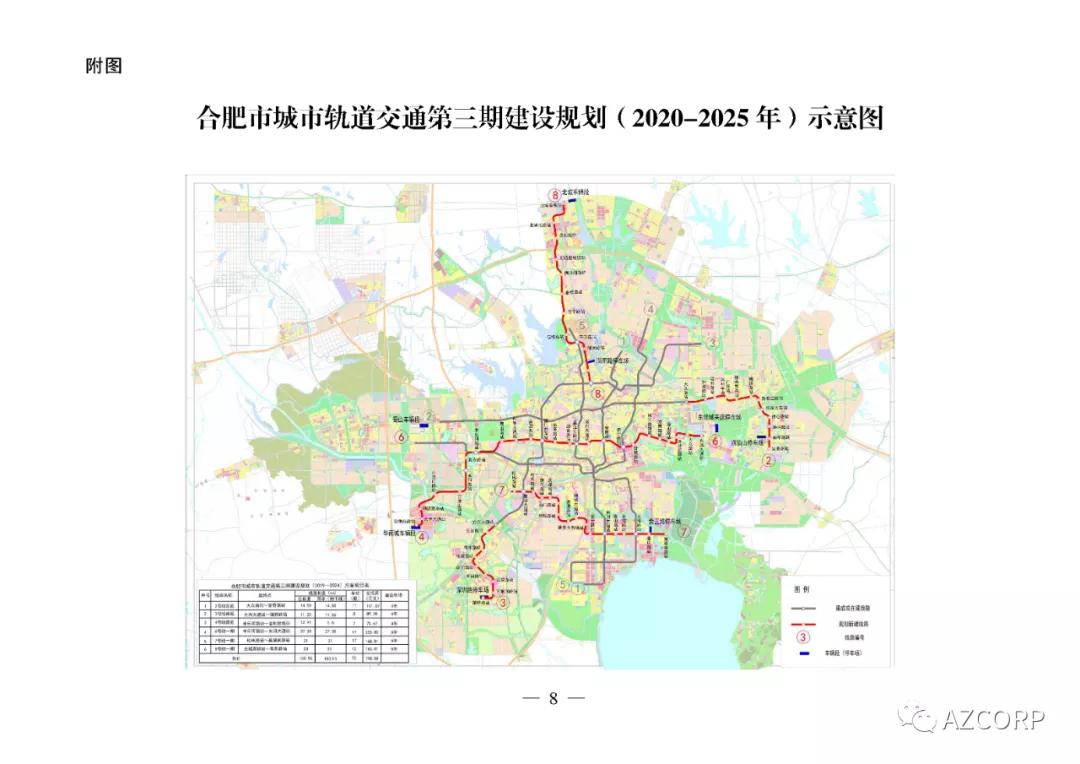 合肥市城市轨道交通第三期建设规划 (20202025 年)