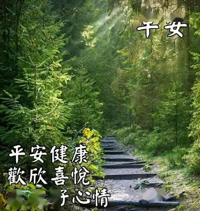 非常好看的美丽风景早安图片带字带祝福短句子