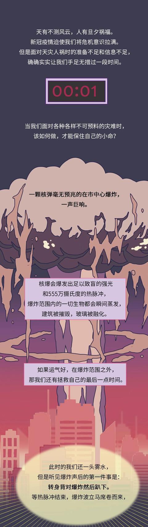 今日漫画如果发生核爆炸我们该怎样自救