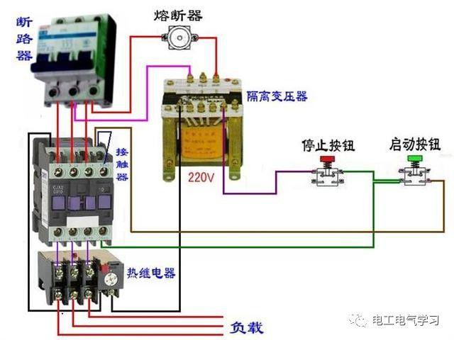 电工必备开关照明电机断路器接线图大全