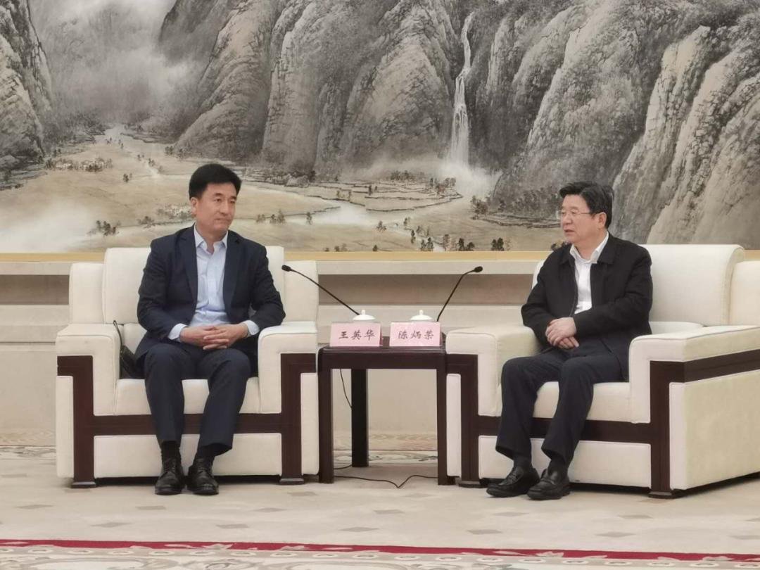 陈炳荣会见科恩集团王英华一行