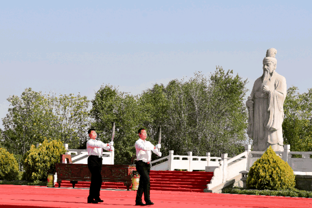 四月四卫辉首次线上祭拜比干公