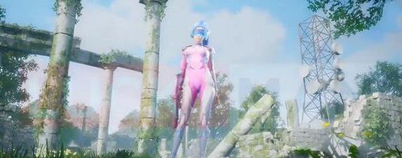 《和平精英》第2代火箭少女皮肤,粉色科技少女让人期待