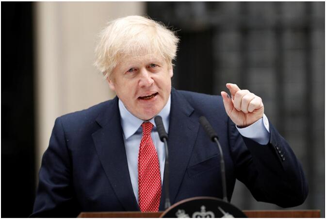 約翰遜重返英國首相府發表講話：新冠疫情是英國自戰爭以來面臨最大挑戰 國際 第2張