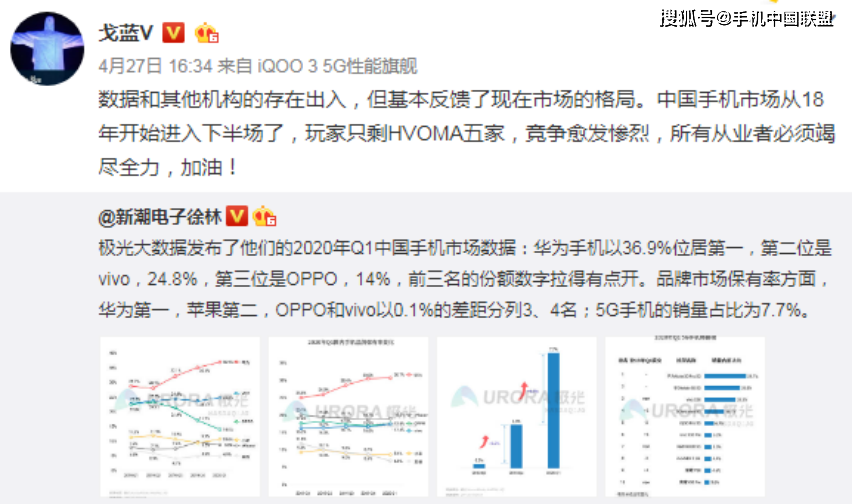 iQOO高管談極光大數據研究報告：基本反饋了現在市場的格局 科技 第4張