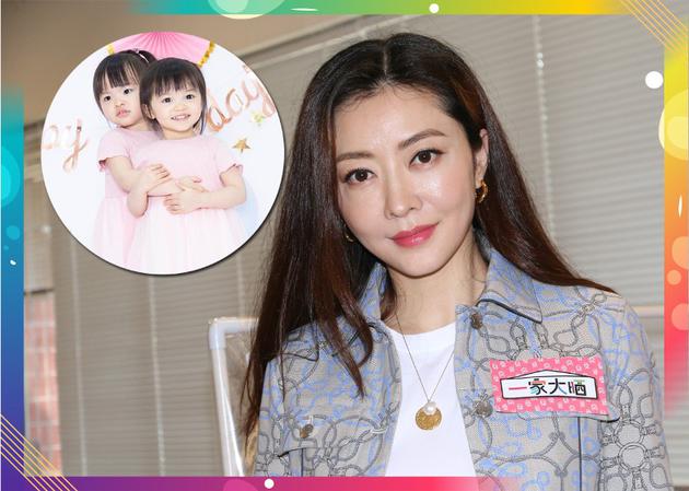 熊黛林分享两岁双胞胎女儿日常笑称自己是恶妈