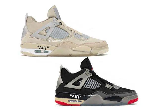 信息| OFF-WHITE x Air Jordan 4音量曝光!