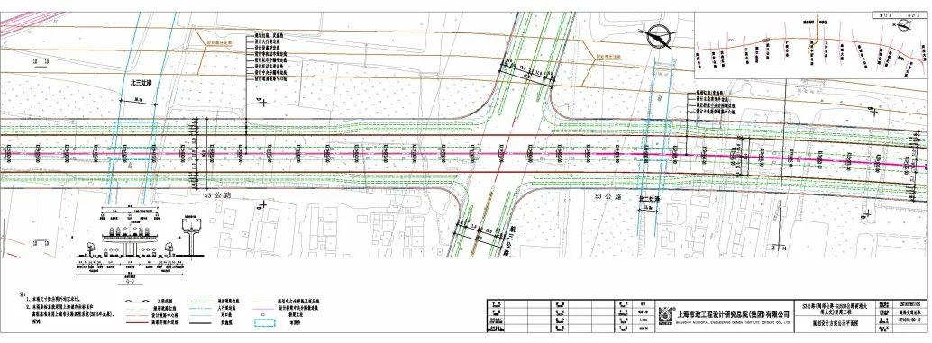 经周浦航头新场通往奉贤s3公路这两段新建工程设计方案公示中
