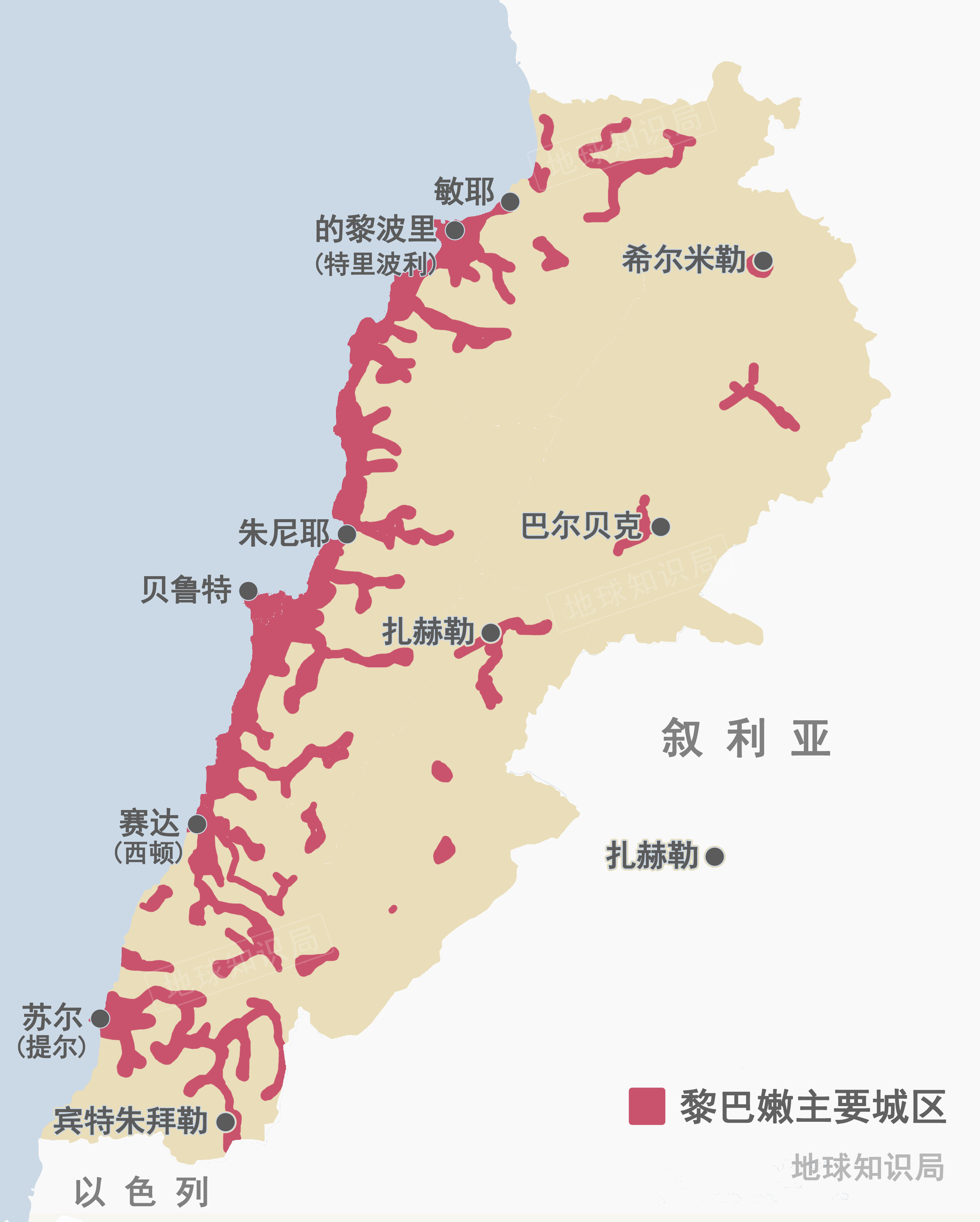 黎巴嫩 人口_黎巴嫩地图