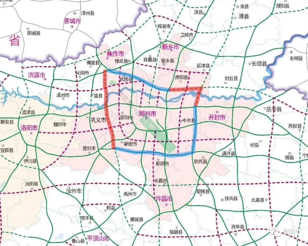 珂尔:郑州第二绕城高速将开建,第三绕城高速也已规划!