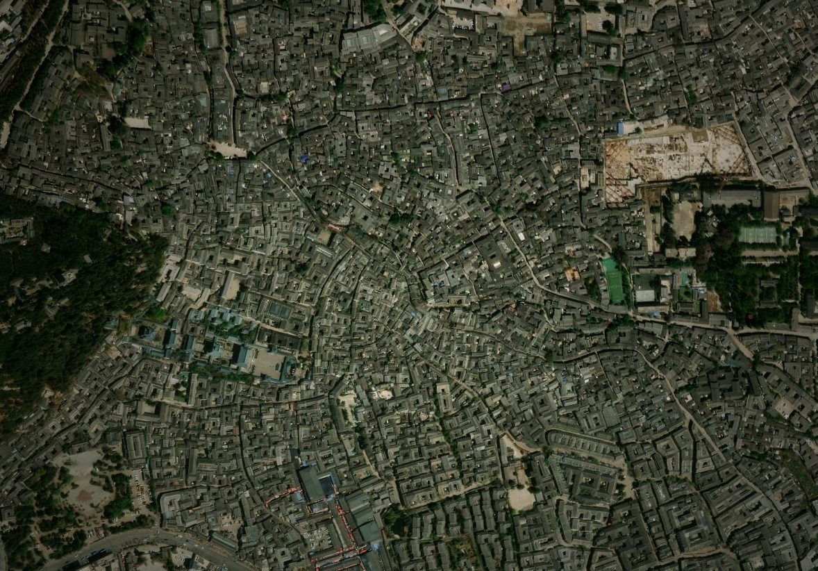 卫星航拍10大经典古城地理布局,多与江河相连,方形中彰显智慧