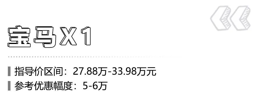 宝马X1、奥迪Q3领衔，这6款豪华品牌SUV优惠完裸车不到25万！