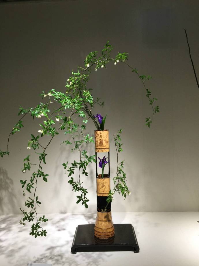 【集一建筑】竹筒花器,文人志士的极致追求!_插花