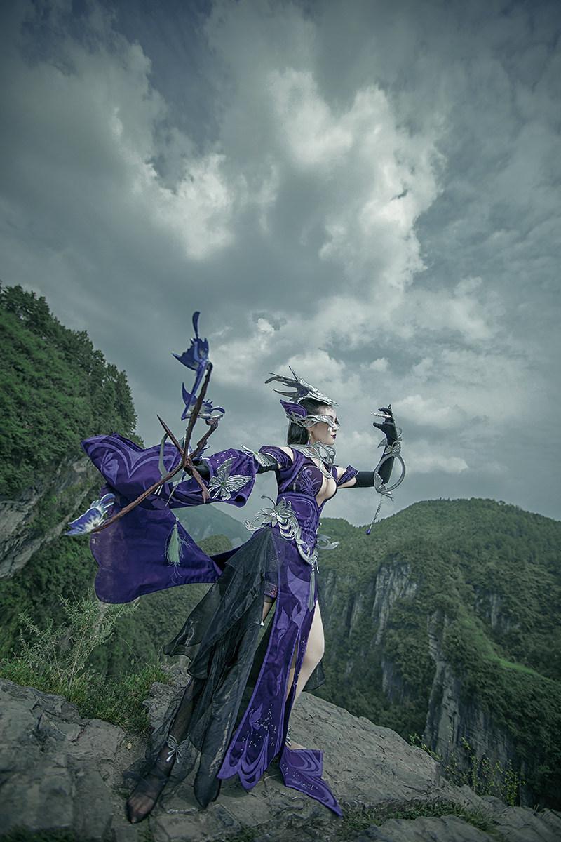 剑网三五毒秦风毒姐cosplay