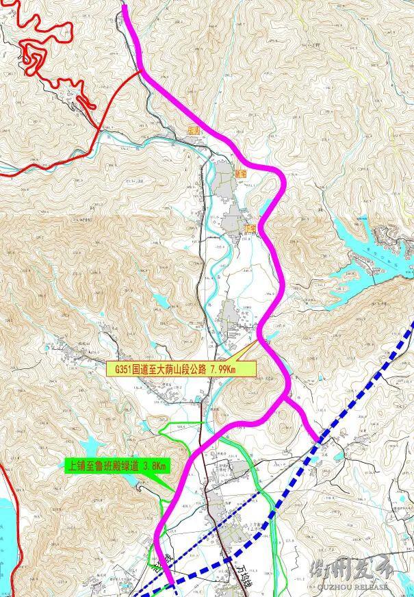 g351国道至大荫山段公路4月29日,衢州两条景观公路——g351至大荫山