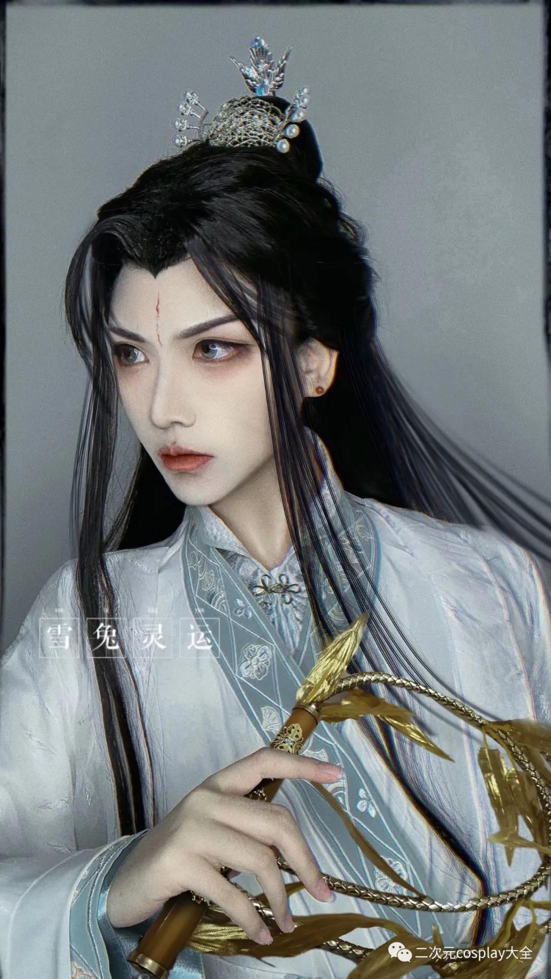 《二哈和他的白猫师尊》楚晚宁cos,貌美师尊,看到最后落泪了