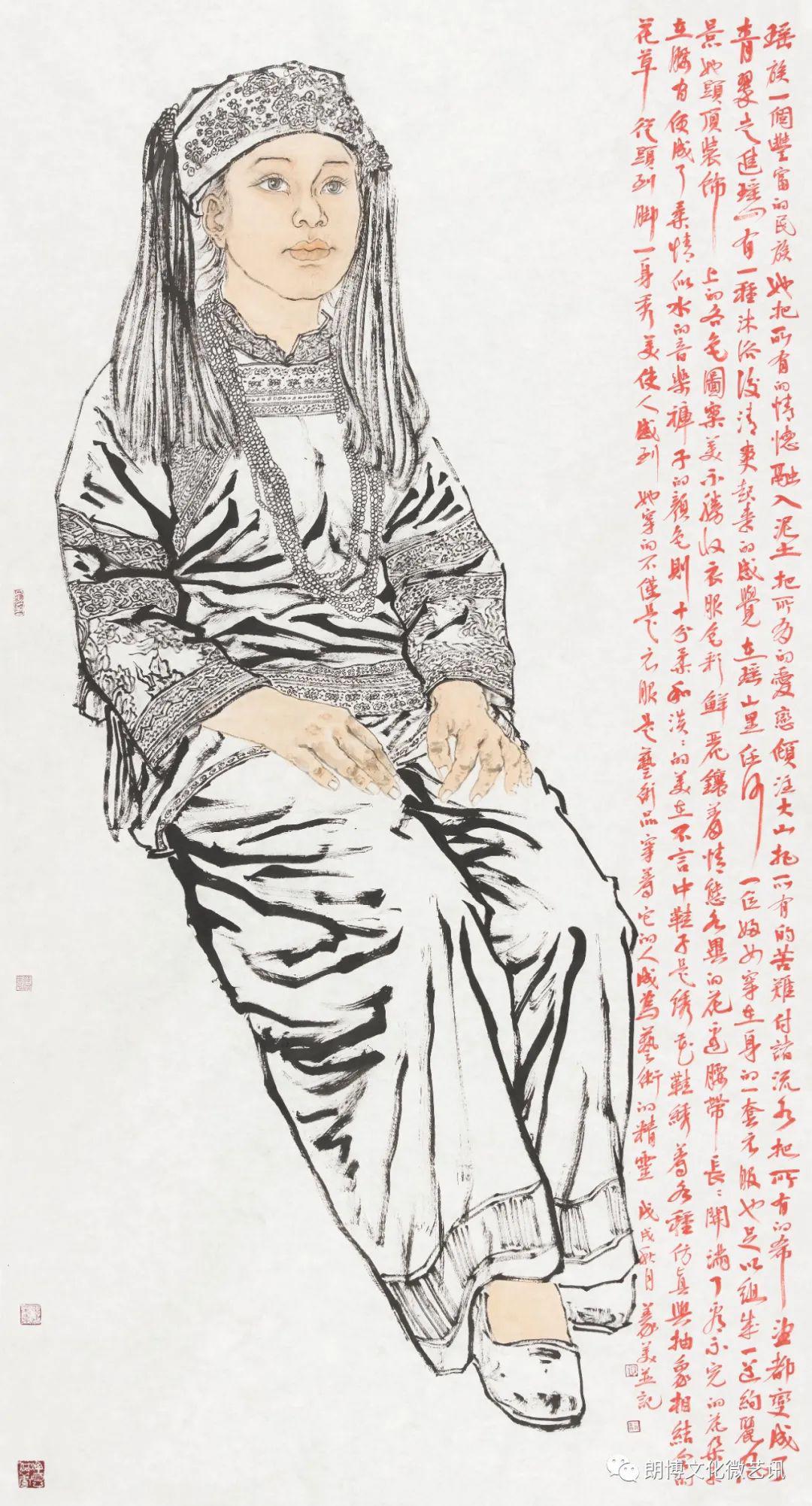 朴素的美感与原生态的民族精神——广西少数民族题材线描人物画创作