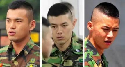 海军陆战队对新兵的发型要求是刘海在3厘米以内,耳上5厘米不留头发