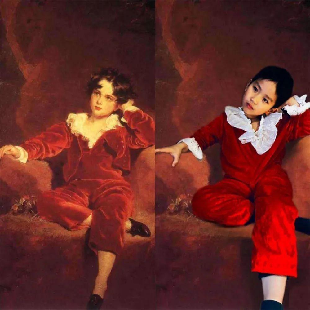 哈哈哈~要火!聚龙萌娃神还原世界名画人物