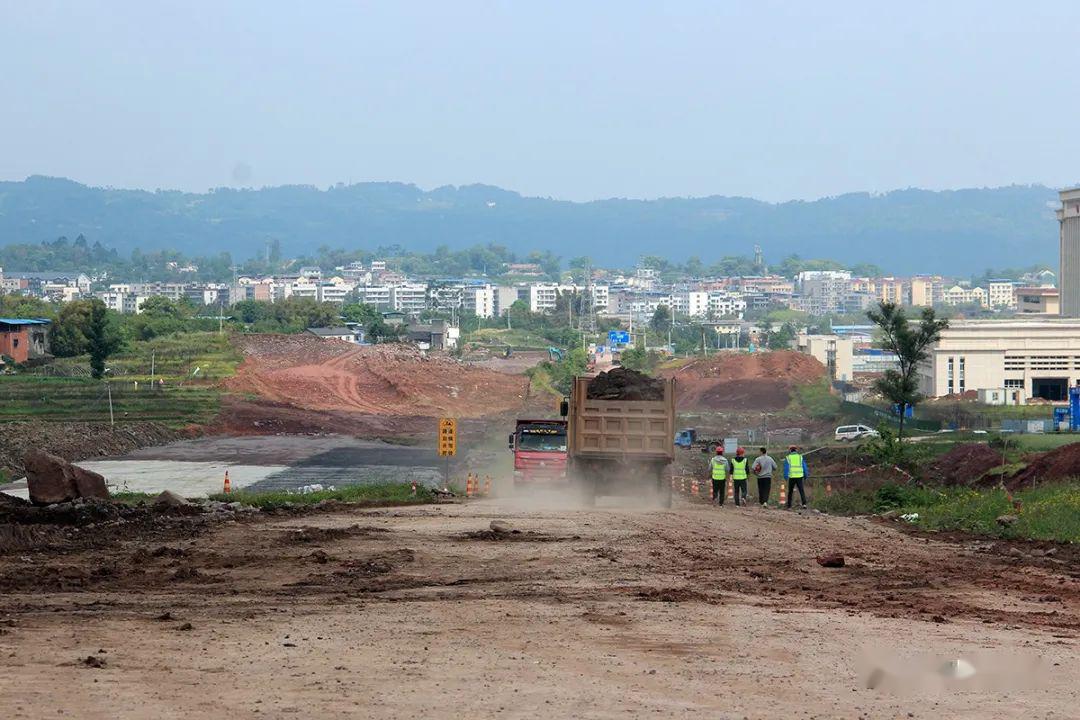 龙马大道陈食连接段道路 将成为陈食片区和九永高速重庆主城方向 连接