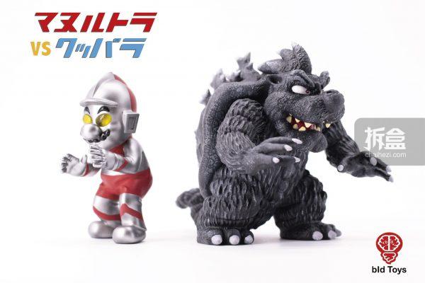 bid toys ma-nultra vs koobala 超人打怪兽 软胶公仔