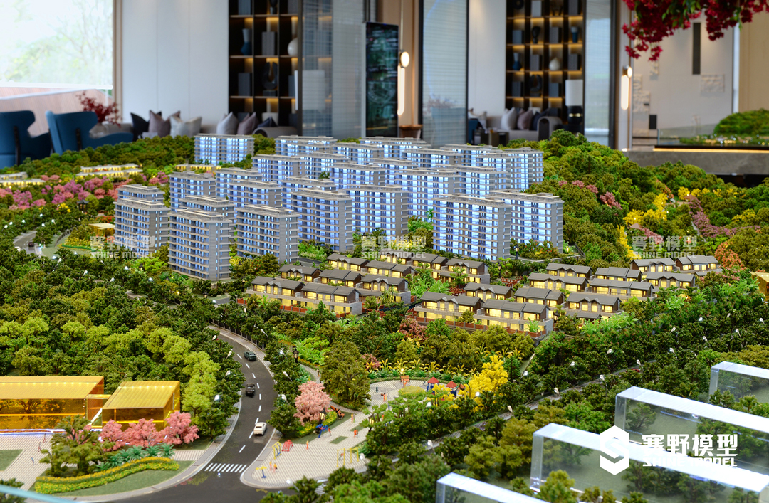 赛野模型 | 中国铁建山语桃源沙盘模型