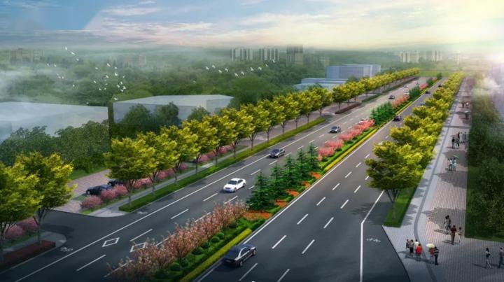 涉及道路,人行道,路灯,地下管线,绿化,交通设施等.