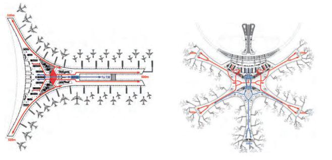 北京大兴机场全貌平面设计图