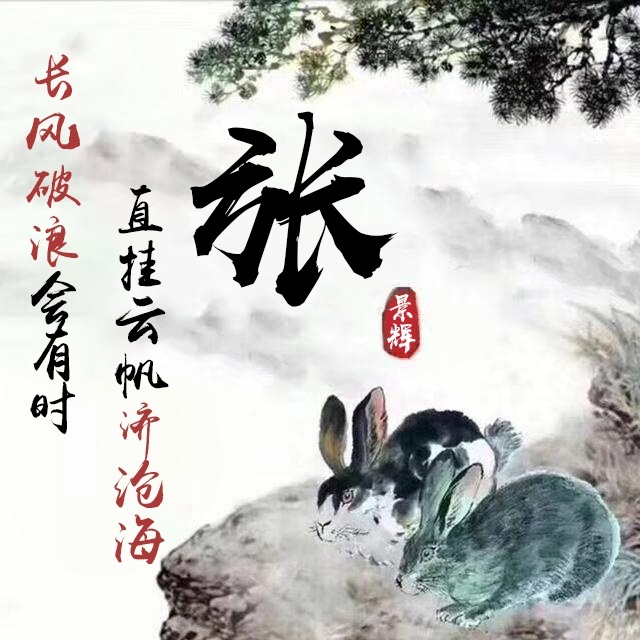 2020个性大气3d商务签名头像,独一无二的姓氏头像,高端大气专属