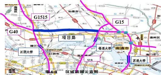 双向八车道!沪陕高速公路平潮至广陵(南通段)开工扩建