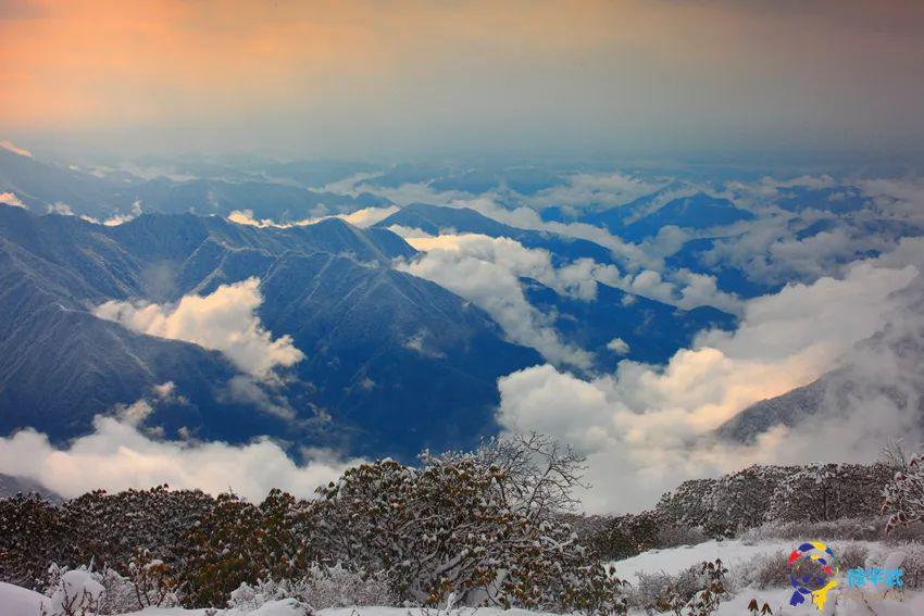 高清实拍四川平武这个天国花园下了场春雪震撼惊艳美到哭