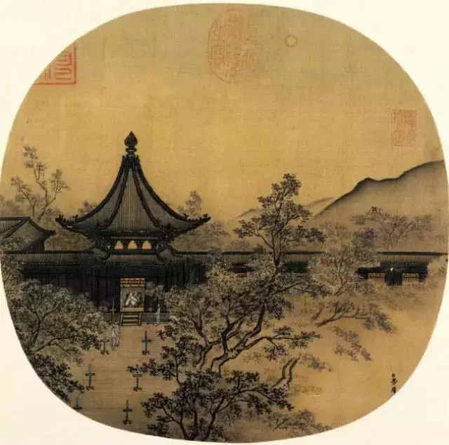 册页,绢本,设色,24 x 25 cm,台北故宫博物院 宋词是中国古代文学桂冠