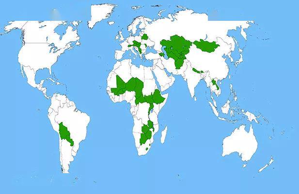 地图看世界;双重内陆国乌兹别克斯坦,南太平洋岛国基里巴斯