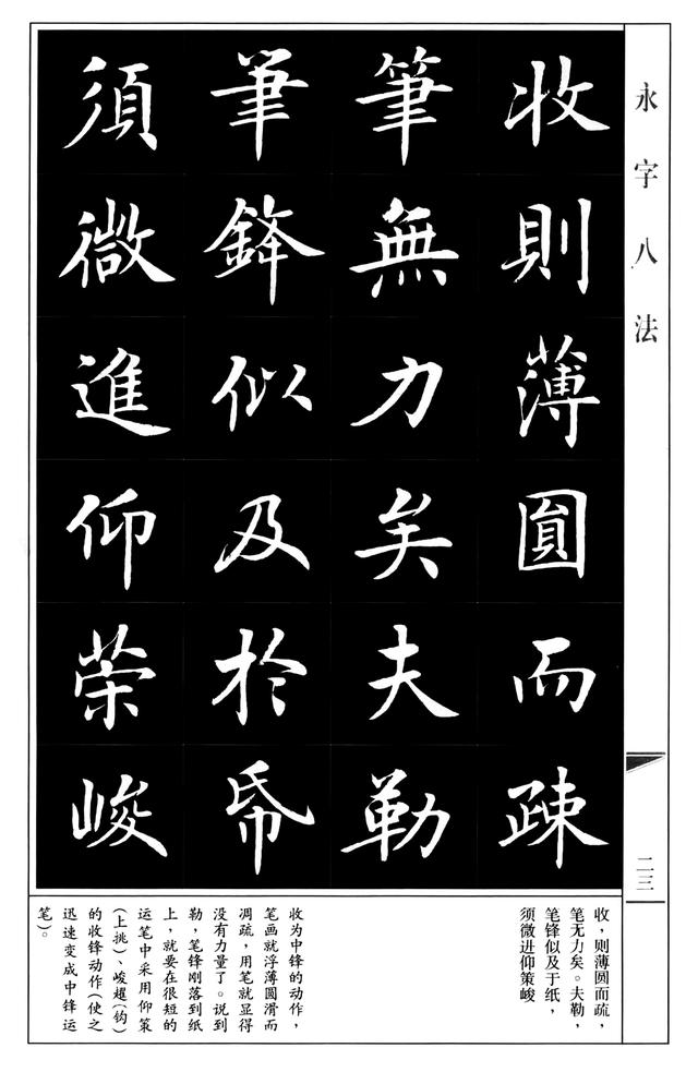 书法理论《永字八法》详解(上),房弘毅精品楷书欣赏,建议收藏