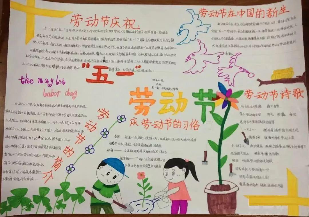 送五一劳动节手抄报名言名句名诗作文汇总快来给孩子收藏